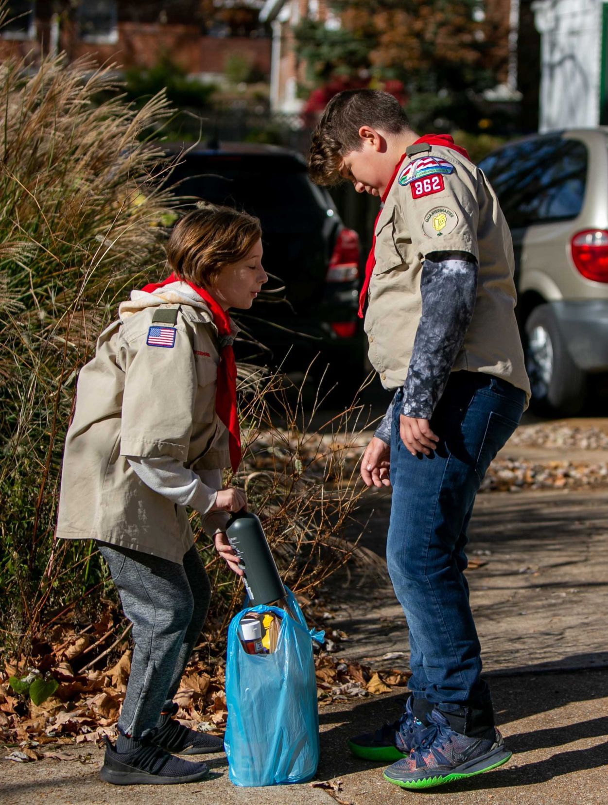 Troop 362 collects donations for 36th Annual Scouting for Food